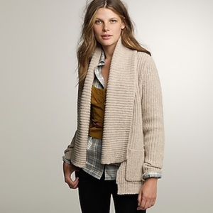 J Crew Marled Lambswool Après Cardigan Size XS